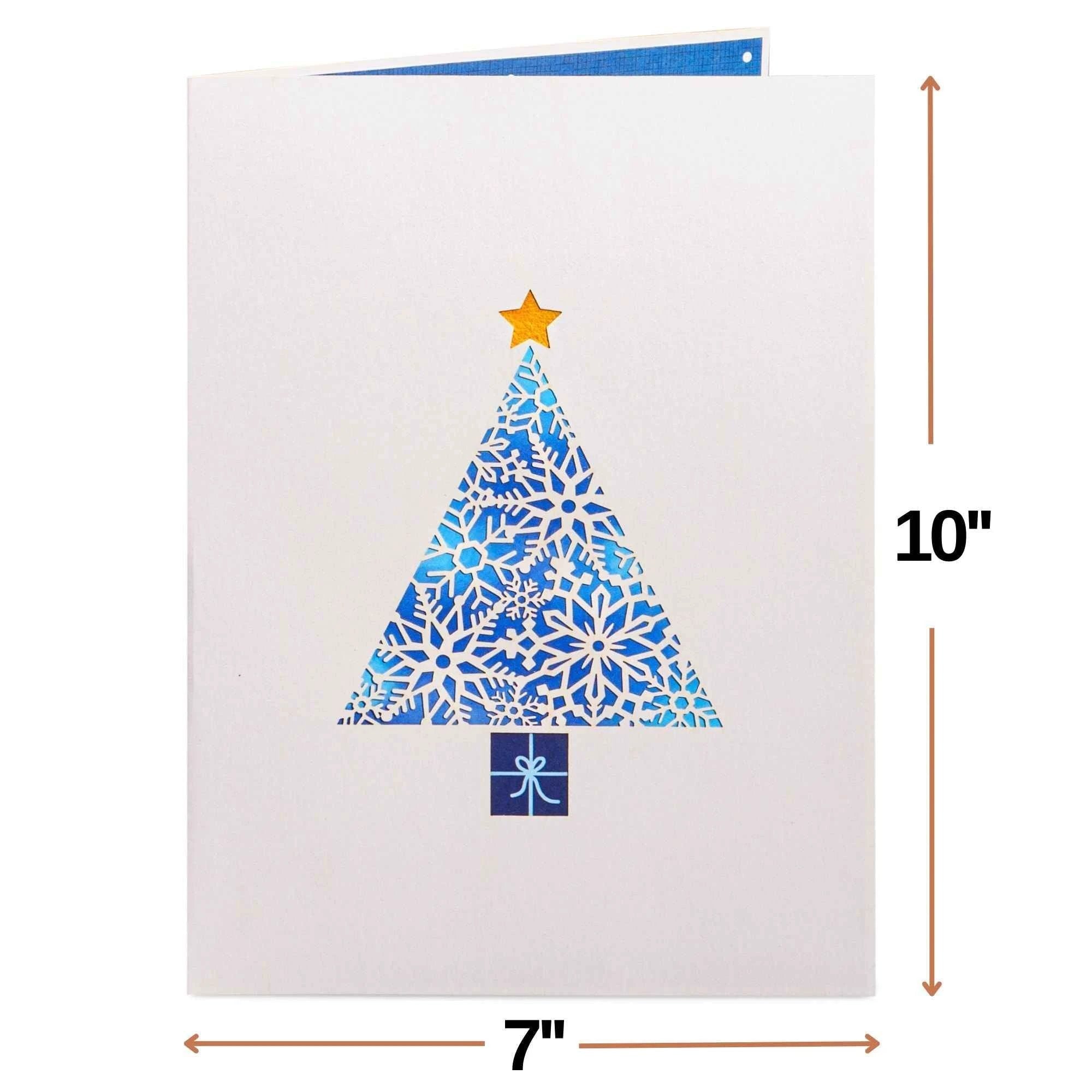 Oversized Magical Christmas Tree Keepsake Pop Up Card by Paper Love