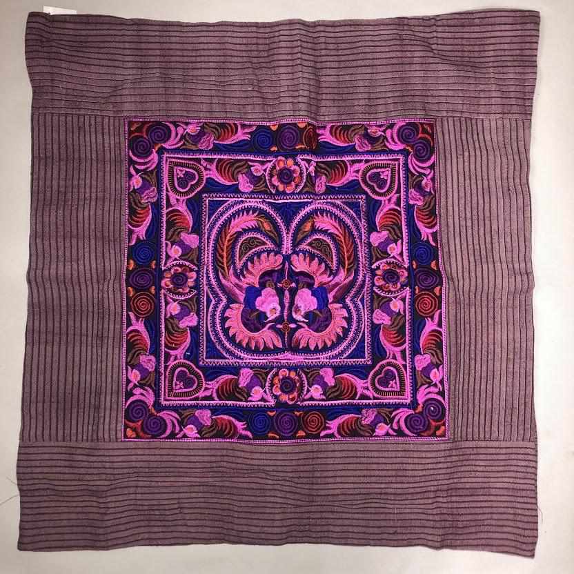 Oversized Sunan Embroidered Pillow Cover - Thailand Decor La Vie Bien Oversized Sunan Embroidered Pillow Cover - Thailand