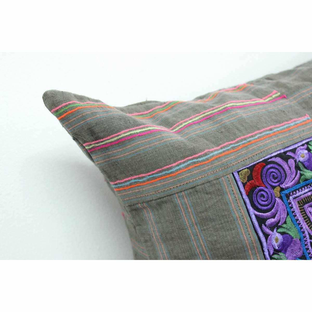 Oversized Sunan Embroidered Pillow Cover - Thailand Decor La Vie Bien Oversized Sunan Embroidered Pillow Cover - Thailand