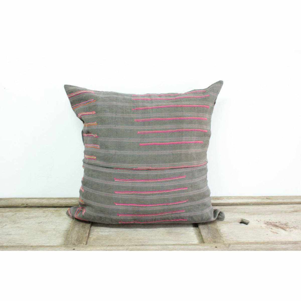 Oversized Sunan Embroidered Pillow Cover - Thailand Decor La Vie Bien Oversized Sunan Embroidered Pillow Cover - Thailand