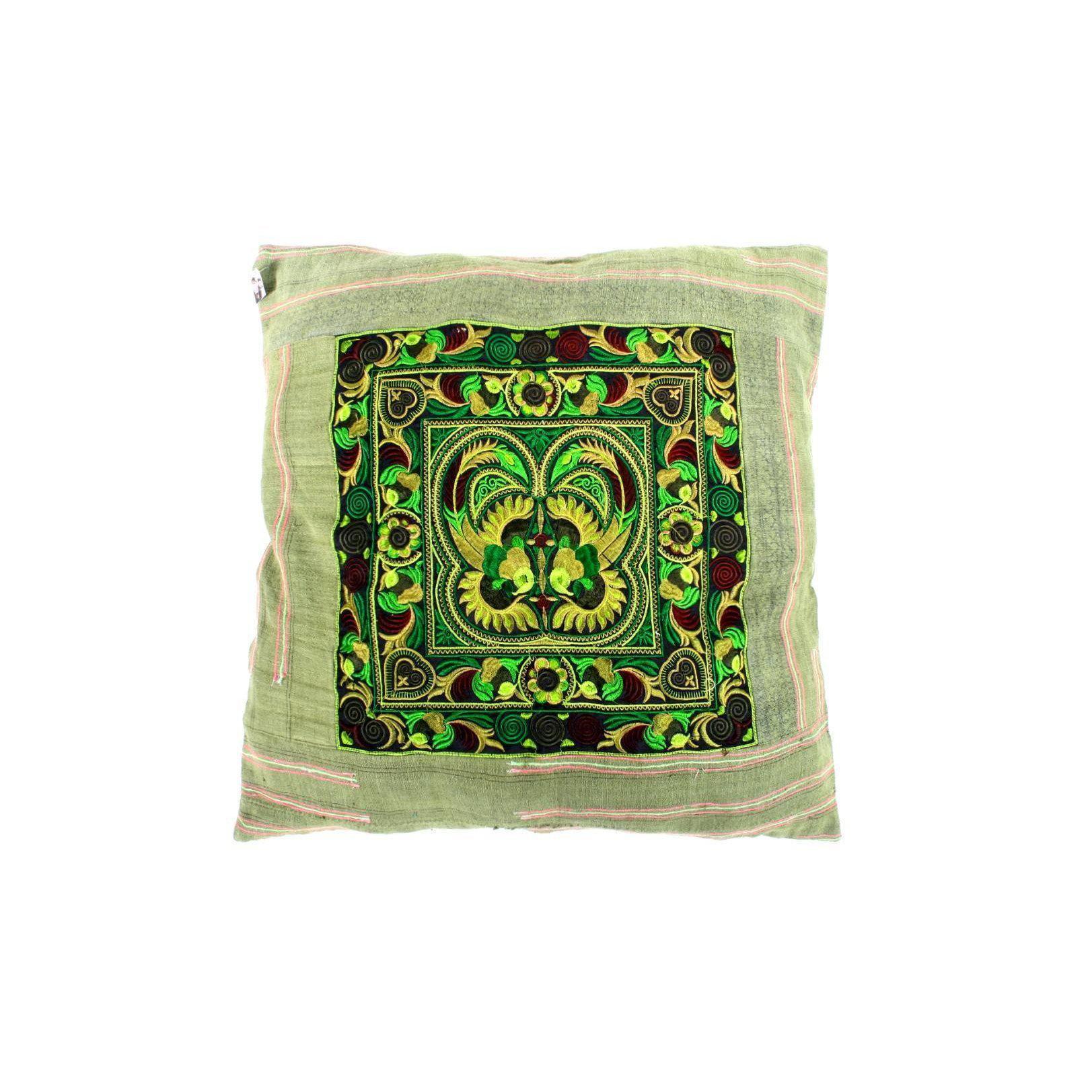 Oversized Sunan Embroidered Pillow Cover - Thailand Decor La Vie Bien Oversized Sunan Embroidered Pillow Cover - Thailand