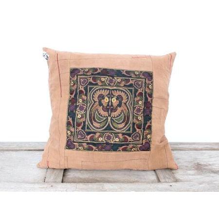 Oversized Sunan Embroidered Pillow Cover - Thailand Decor La Vie Bien Oversized Sunan Embroidered Pillow Cover - Thailand