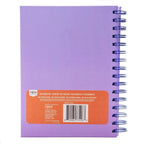 Overthinker Spiral Bound Notebook | Reflective Cover Journal | Retro Violet by The Bullish Store