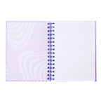 Overthinker Spiral Bound Notebook | Reflective Cover Journal | Retro Violet by The Bullish Store