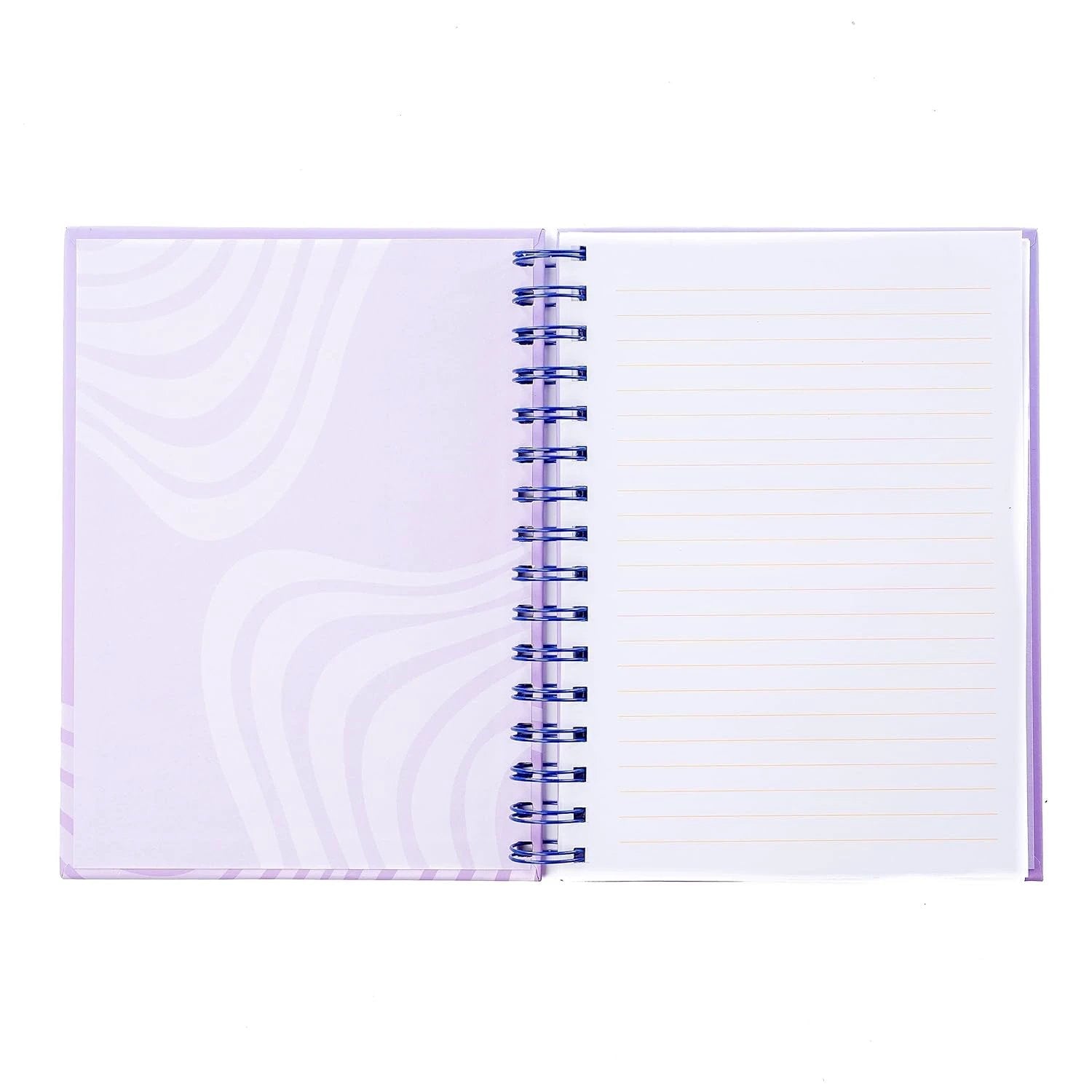 Overthinker Spiral Bound Notebook | Reflective Cover Journal | Retro Violet by The Bullish Store
