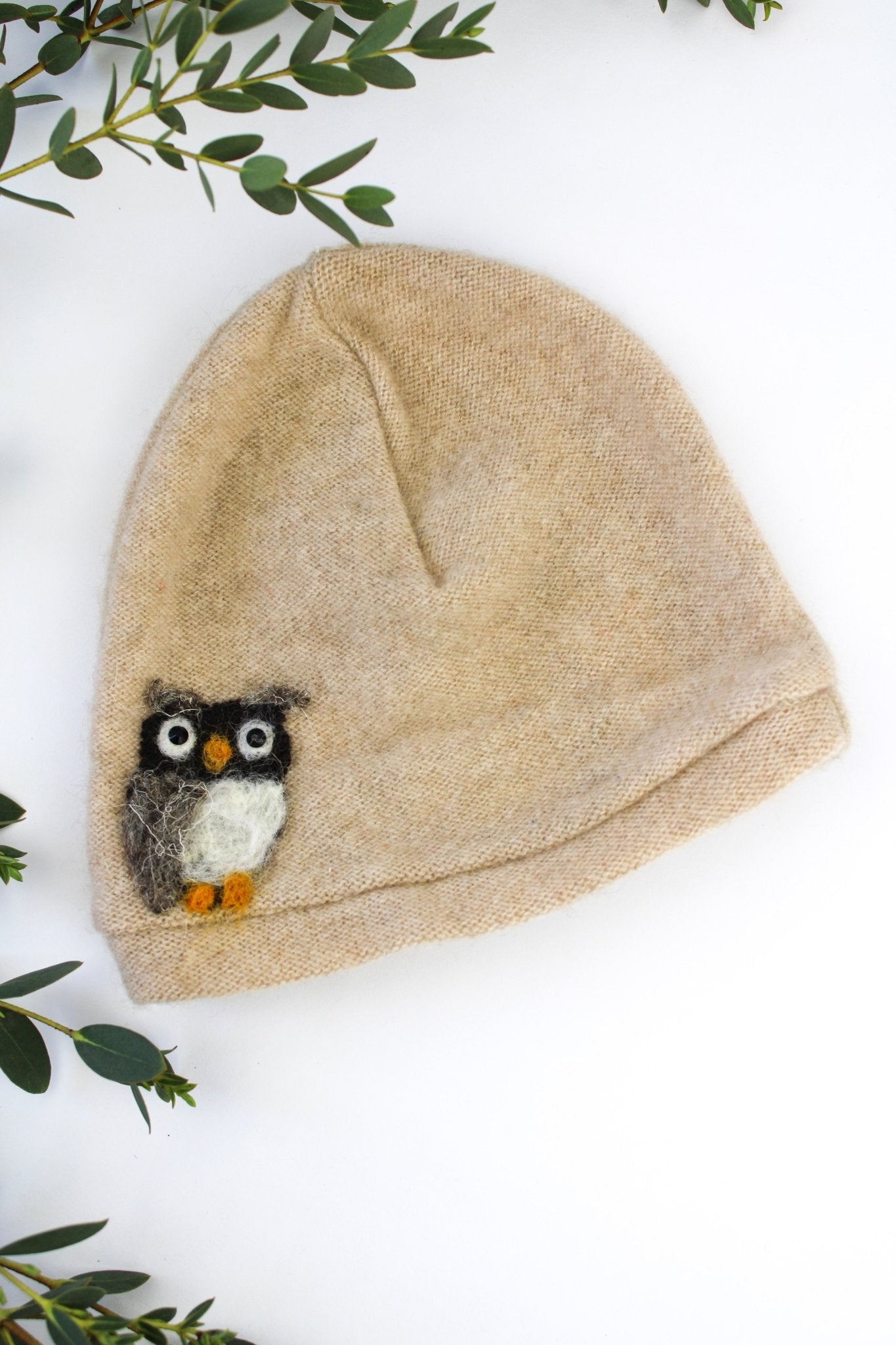 Owl Cashmere Hat - Baby hat La Vie Bien Owl Cashmere Hat - Baby
