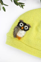Owl Cashmere Hat - Baby hat La Vie Bien Owl Cashmere Hat - Baby