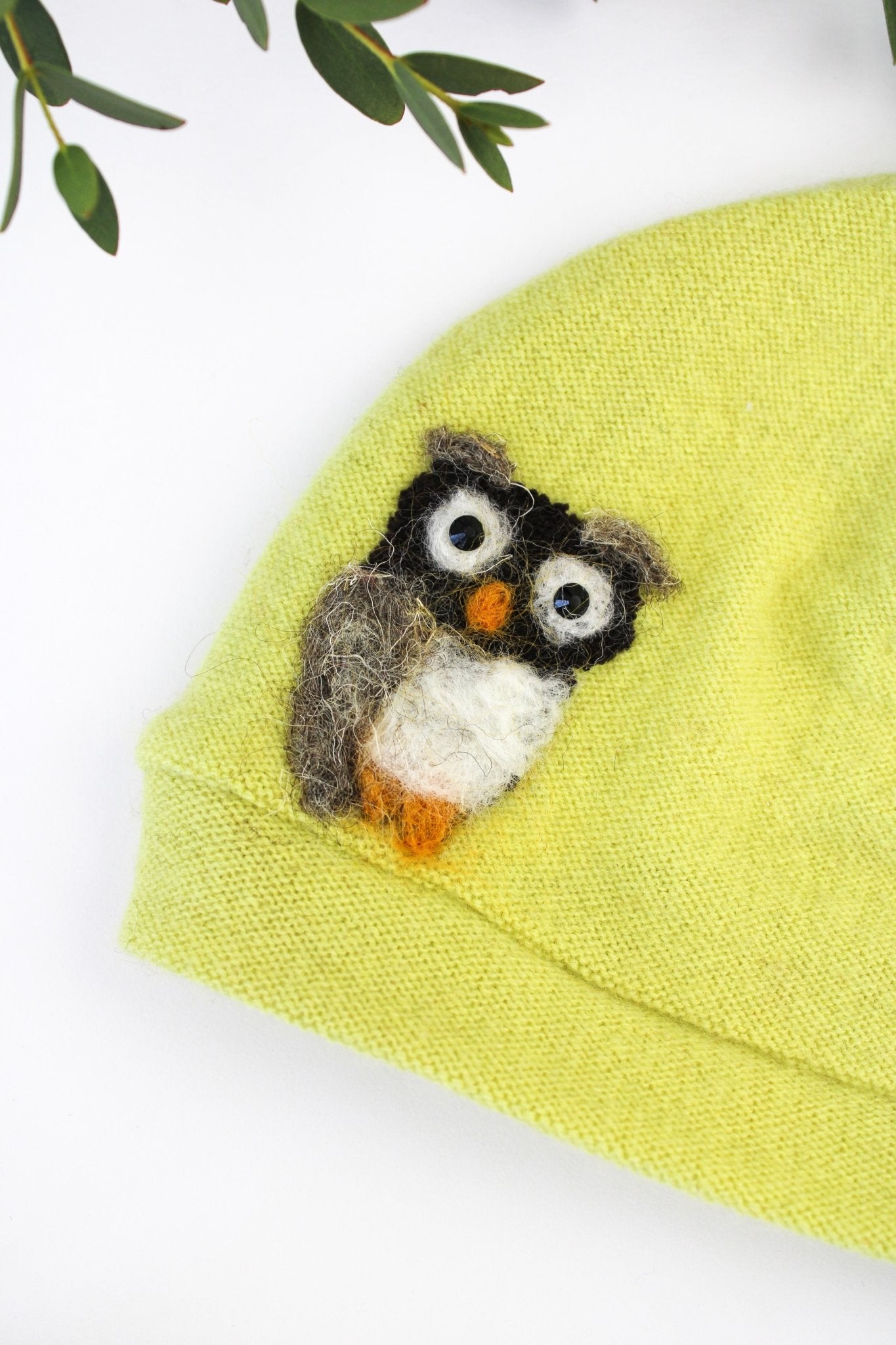 Owl Cashmere Hat - Baby hat La Vie Bien Owl Cashmere Hat - Baby