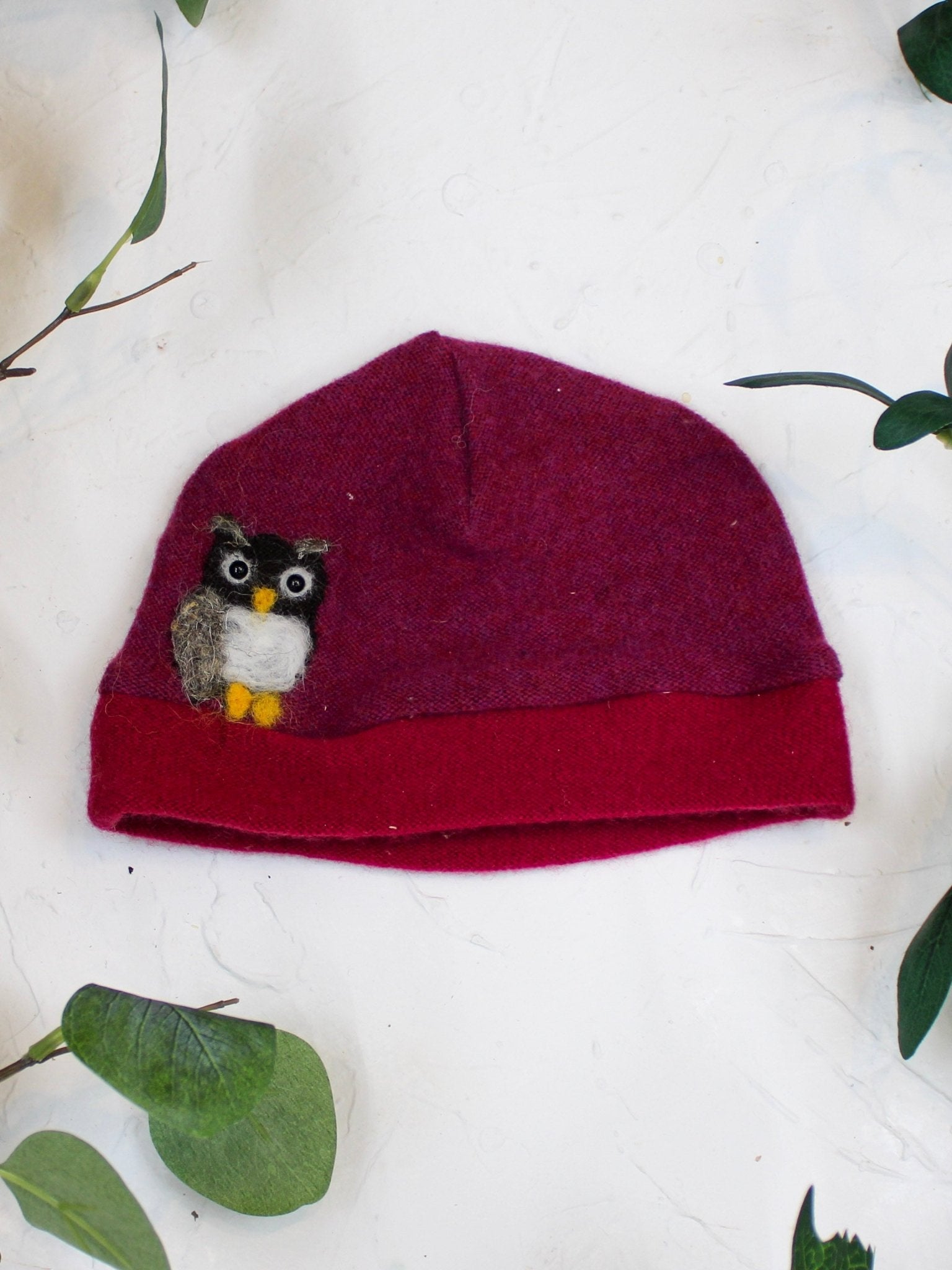 Owl Cashmere Hat - Baby hat La Vie Bien Owl Cashmere Hat - Baby