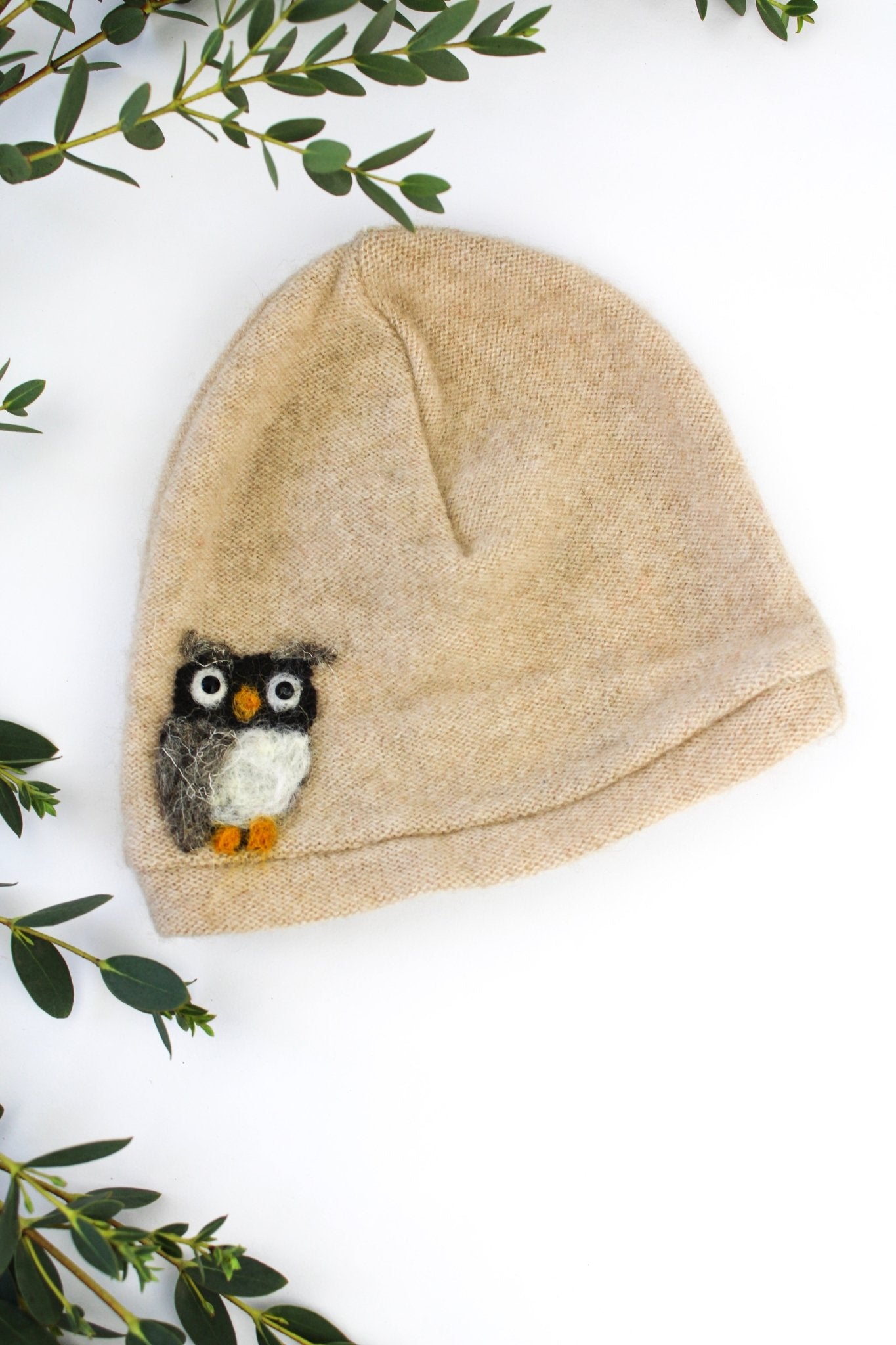 Owl Cashmere Hat - Baby hat La Vie Bien Owl Cashmere Hat - Baby