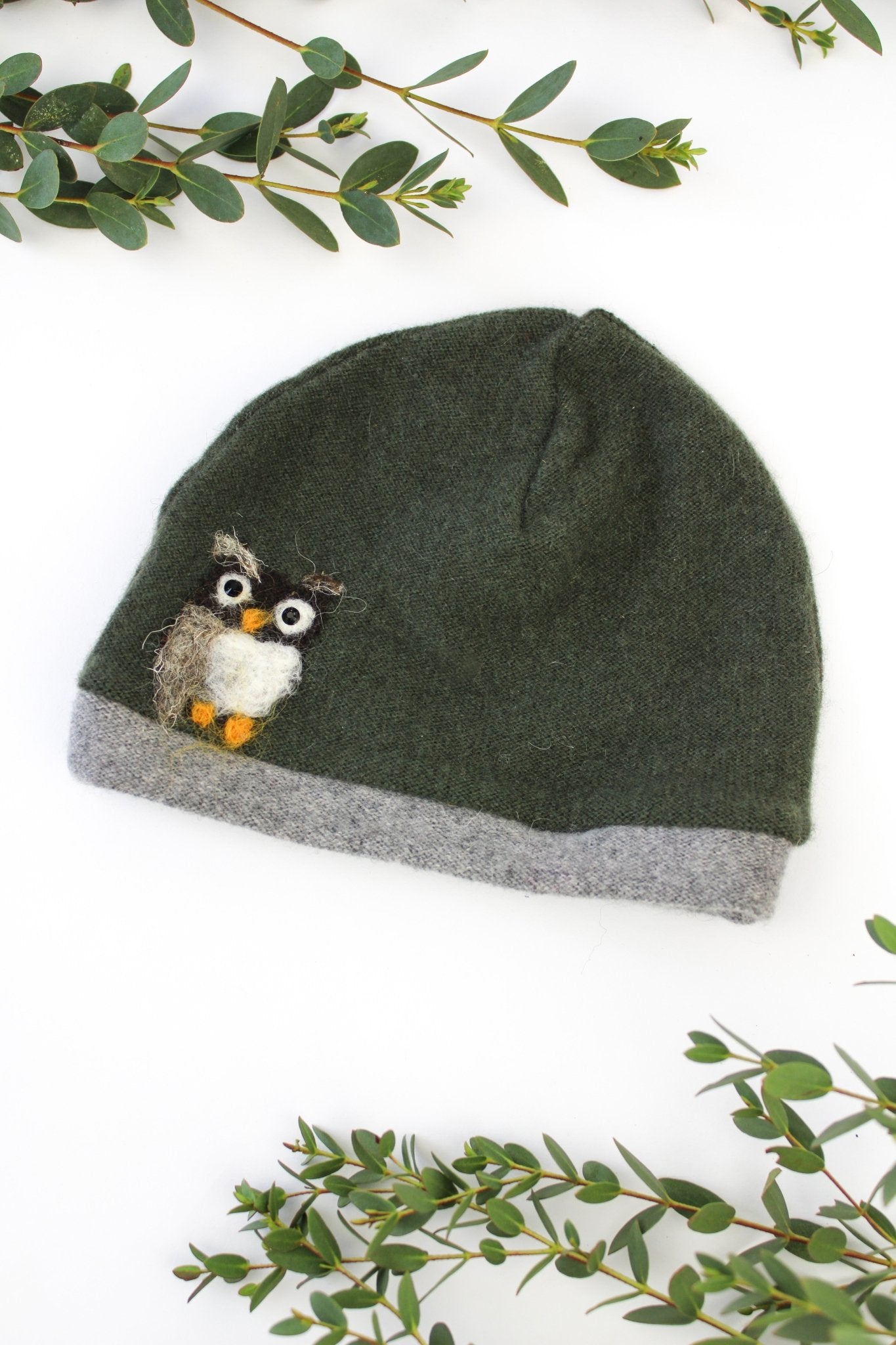 Owl Cashmere Hat - Baby hat La Vie Bien Owl Cashmere Hat - Baby