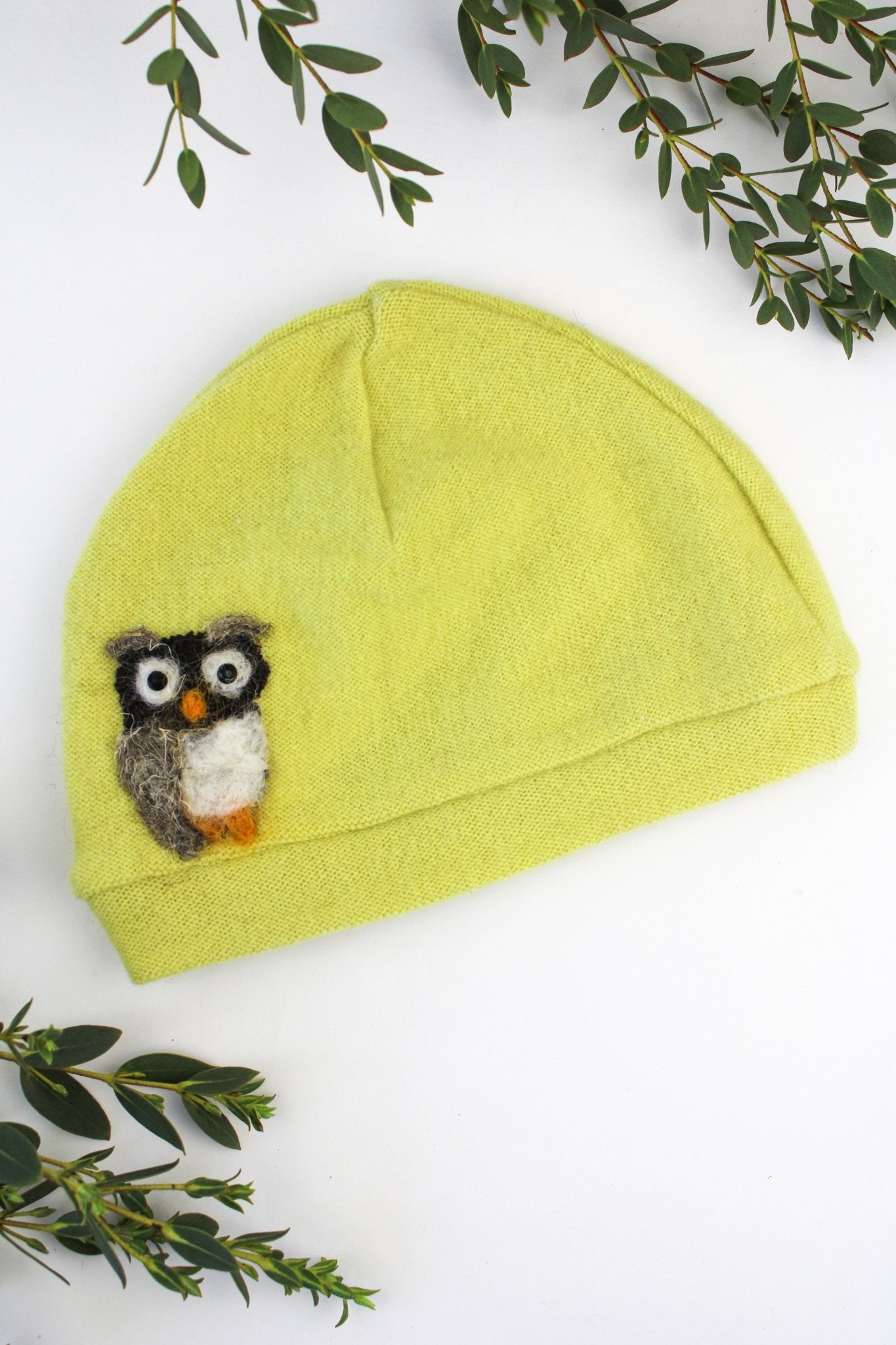 Owl Cashmere Hat - Baby hat La Vie Bien Owl Cashmere Hat - Baby