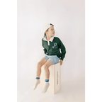 "P" Kids Embroidered Pullover by Polished Prints