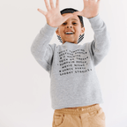 Paint Pumpkin and Spooky Stories toddler and youth Sweatshirt, Halloween collection by Benny and Ray Apparel