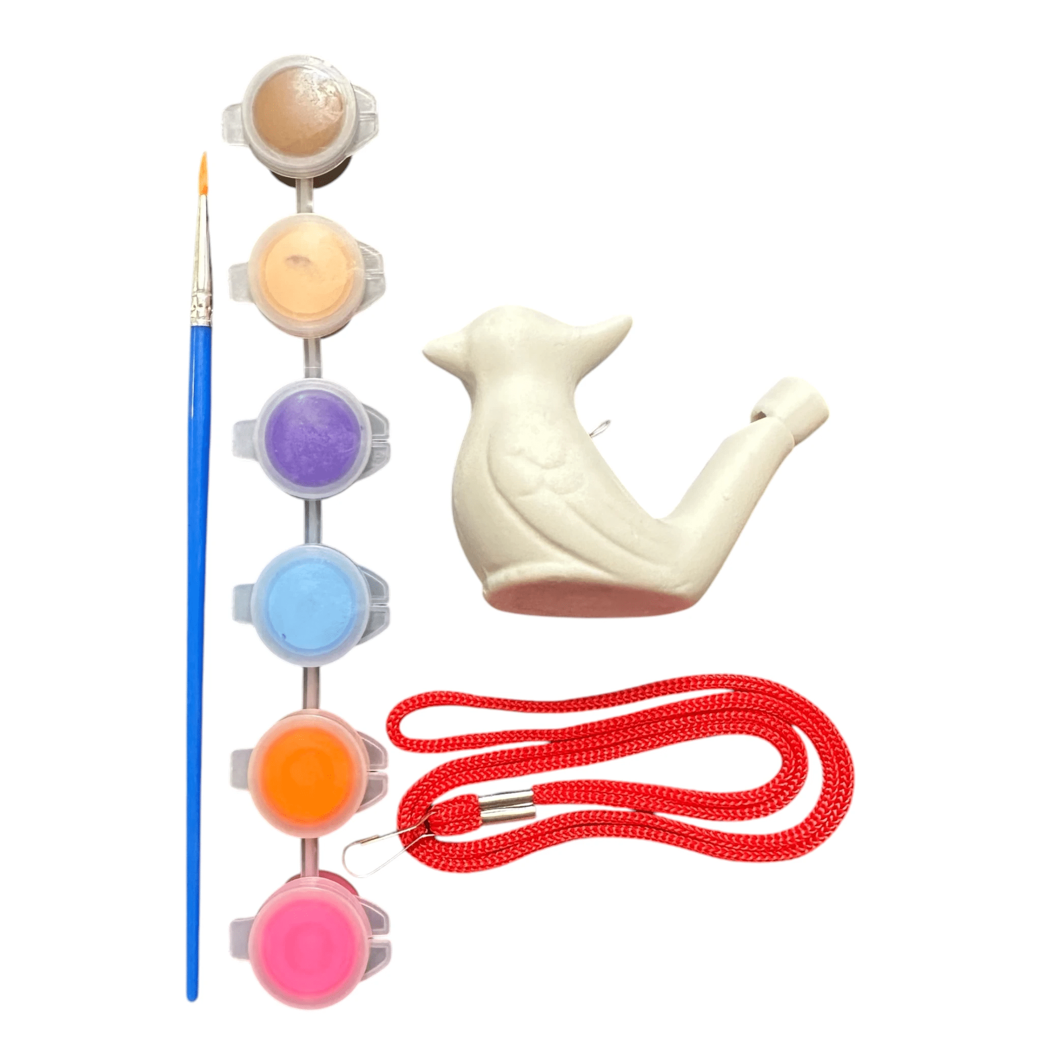 paint-your-own-ceramic-bird-whistle-kit by Music Frog Co