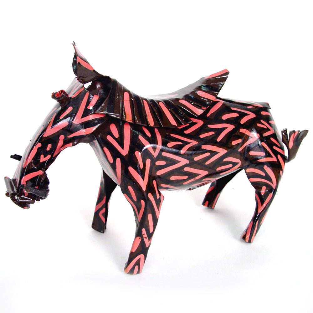Painted Tin Warthog La Vie Bien Painted Tin Warthog