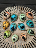 Painted Zodiac Sign Cowrie Shell La Vie Bien Painted Zodiac Sign Cowrie Shell