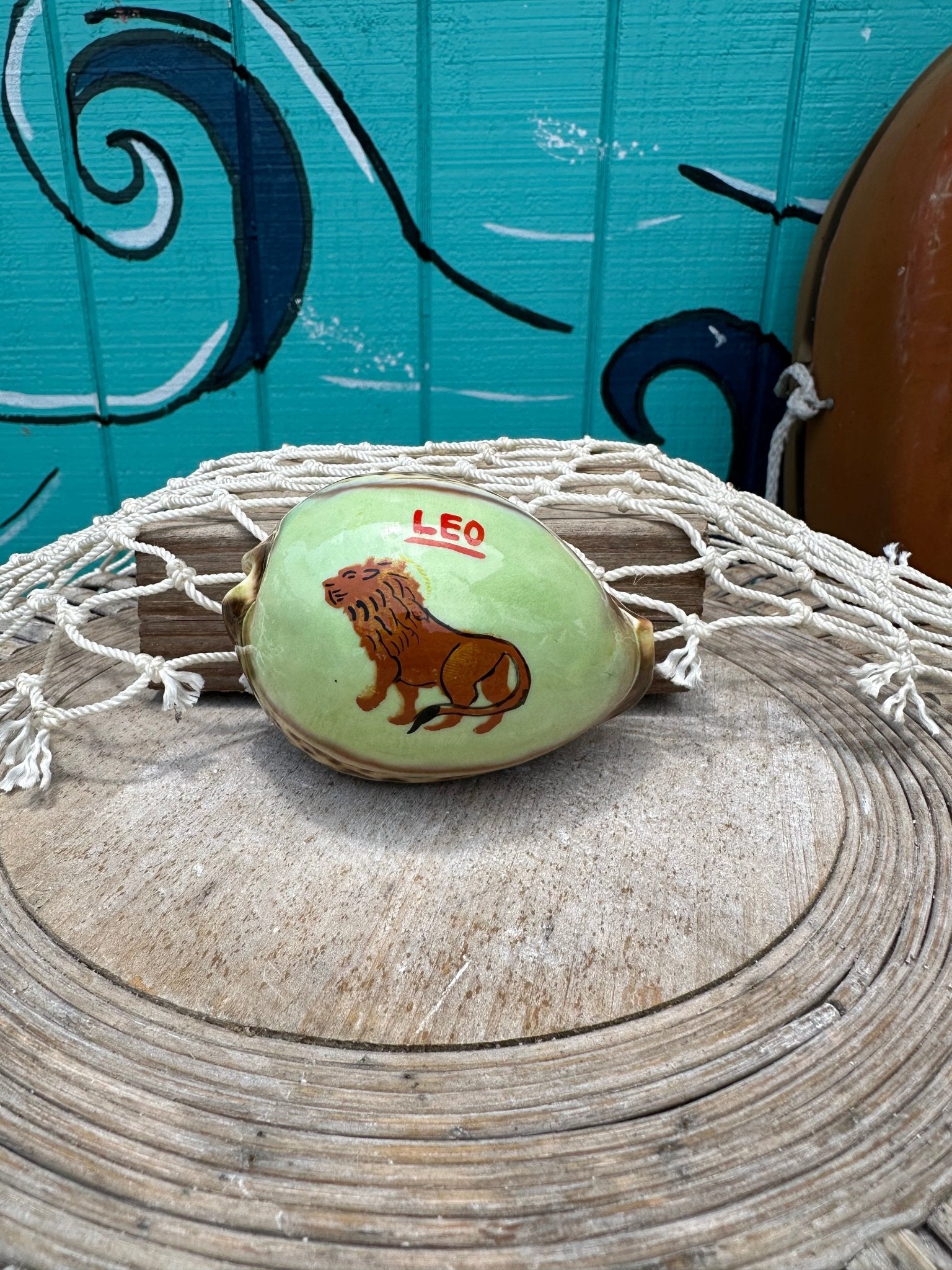 Painted Zodiac Sign Cowrie Shell La Vie Bien Painted Zodiac Sign Cowrie Shell
