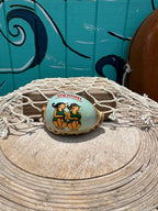 Painted Zodiac Sign Cowrie Shell La Vie Bien Painted Zodiac Sign Cowrie Shell