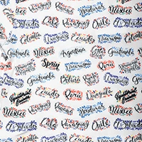 Paises Leggings Set for Kids | Vibrant Multicultural Print
