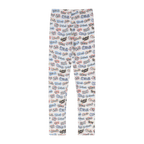 Paises Leggings Set for Kids | Vibrant Multicultural Print