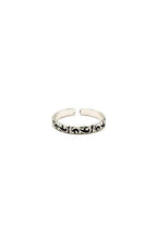 Paisley Adjustable Ring - Silver