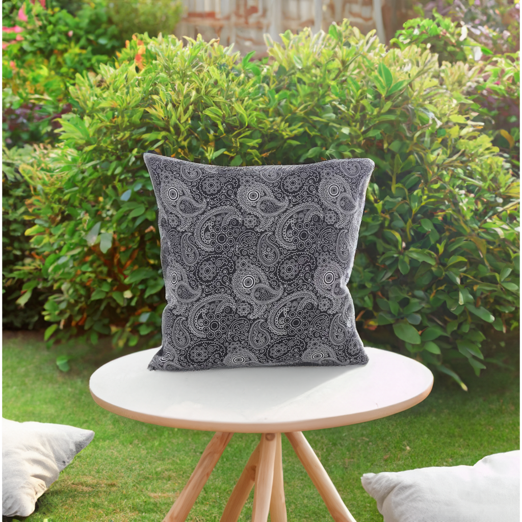 Paisley Bird Printed Cushion - Thailand Decor La Vie Bien Paisley Bird Printed Cushion - Thailand