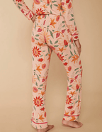 Pajama Pant Botanic Garden Boho Floral Peach Pajamas La Vie Bien Pajama Pant Botanic Garden Boho Floral Peach