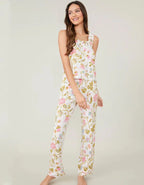 Pajama Pant Jane Jacobean Cream Apparel La Vie Bien Pajama Pant Jane Jacobean Cream