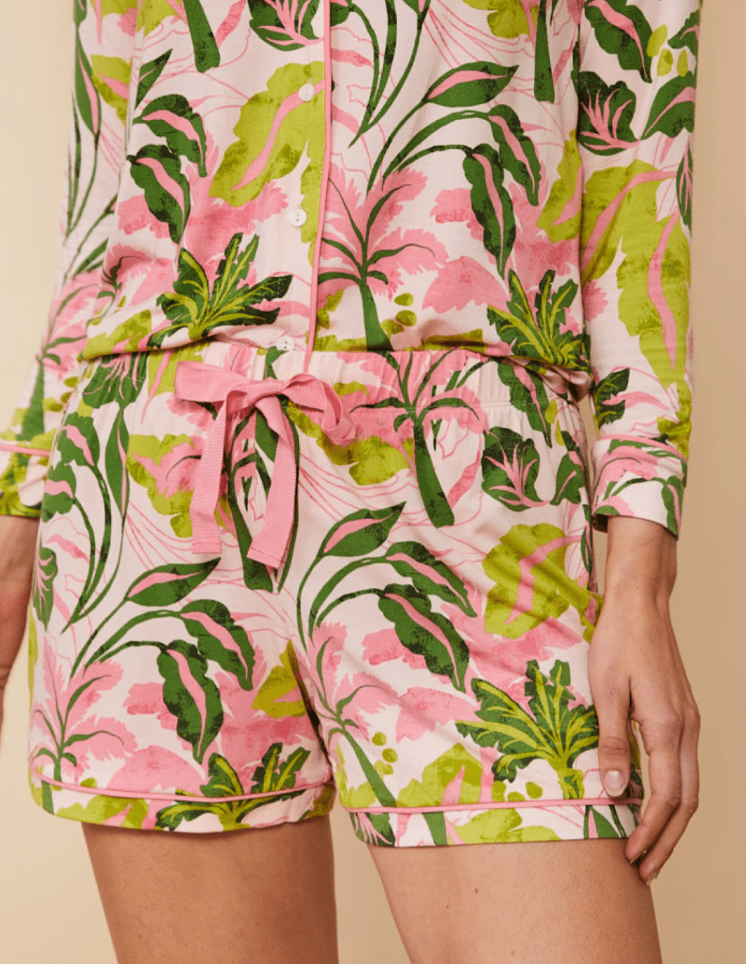 Pajama Short Palm Apparel La Vie Bien Pajama Short Palm