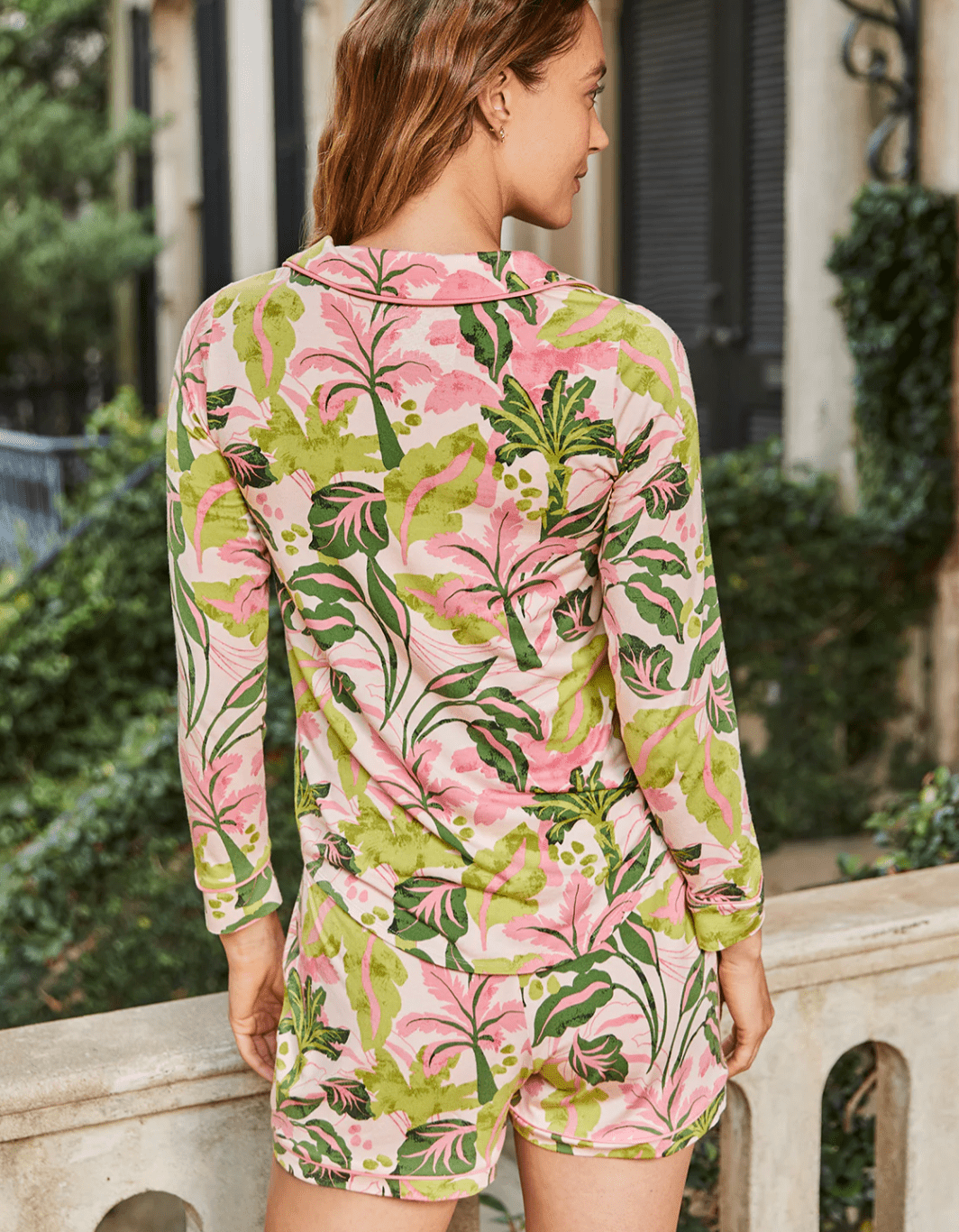 Pajama Short Palm Apparel La Vie Bien Pajama Short Palm