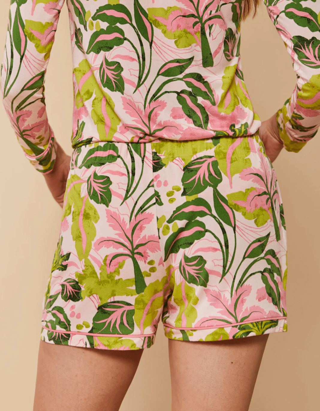 Pajama Short Palm Apparel La Vie Bien Pajama Short Palm