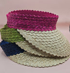 Palm Leaf Visor – Colorful Summer Straw Hat with Elastic Band | Lightweight Sun Protection Hats La Vie Bien Palm Leaf Visor – Colorful Summer Straw Hat with Elastic Band | Lightweight Sun Protection