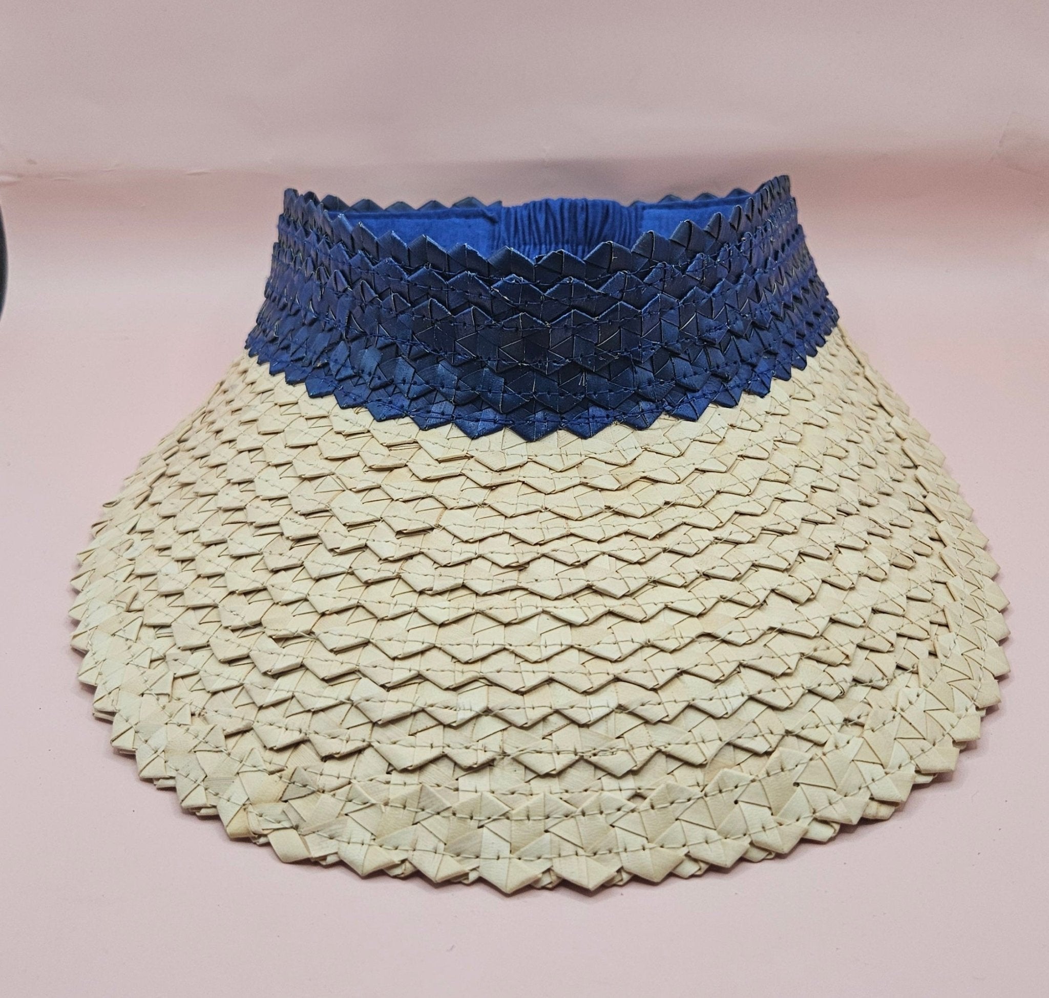 Palm Leaf Visor – Colorful Summer Straw Hat with Elastic Band | Lightweight Sun Protection Hats La Vie Bien Palm Leaf Visor – Colorful Summer Straw Hat with Elastic Band | Lightweight Sun Protection