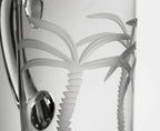 Palm Tree Etched Glassware Kitchen Accessories La Vie Bien Palm Tree Etched Glassware