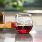 Palm Tree Etched Glassware Kitchen Accessories La Vie Bien Palm Tree Etched Glassware