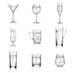 Palm Tree Etched Glassware Kitchen Accessories La Vie Bien Palm Tree Etched Glassware