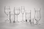 Palm Tree Etched Glassware Kitchen Accessories La Vie Bien Palm Tree Etched Glassware
