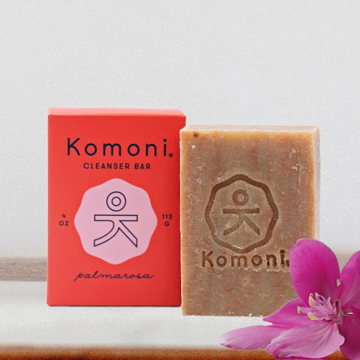 Palmarosa FACE & BODY CLEANSER BAR by KOMONI ®