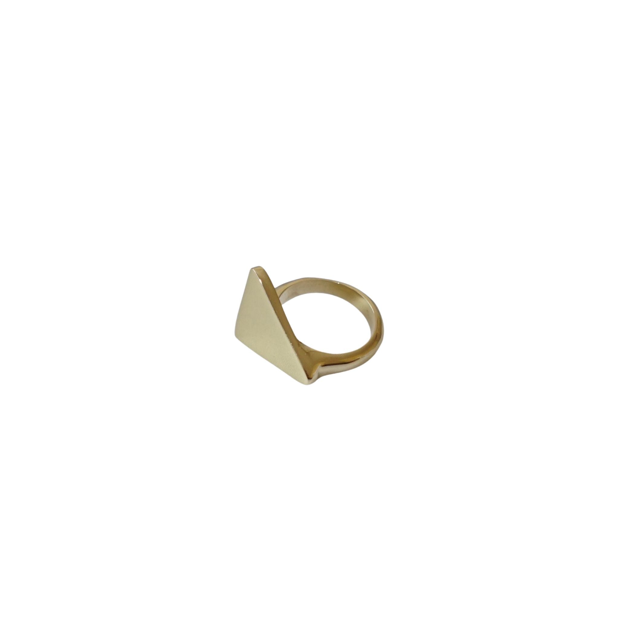 Pambo Triangular Ring for Women Rings La Vie Bien Pambo Triangular Ring for Women