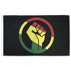 Pan African Fist Flag Flag La Vie Bien Pan African Fist Flag