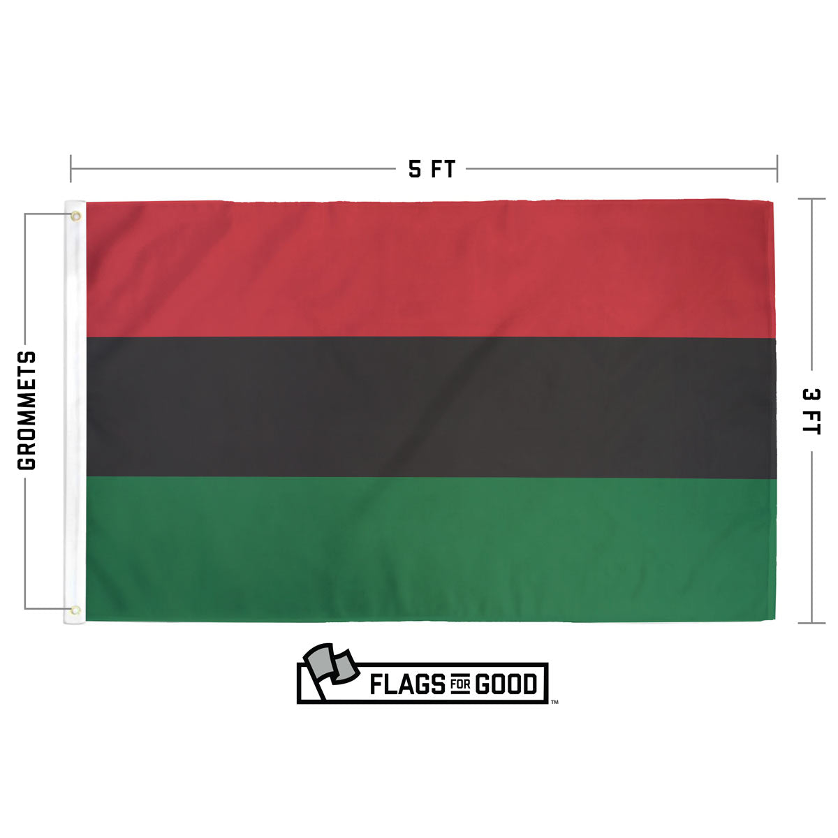 Pan-African Flag Flag La Vie Bien Pan-African Flag