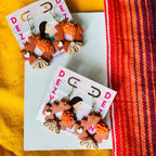 Pan de Muerto Altar earrings Earrings La Vie Bien Pan de Muerto Altar earrings