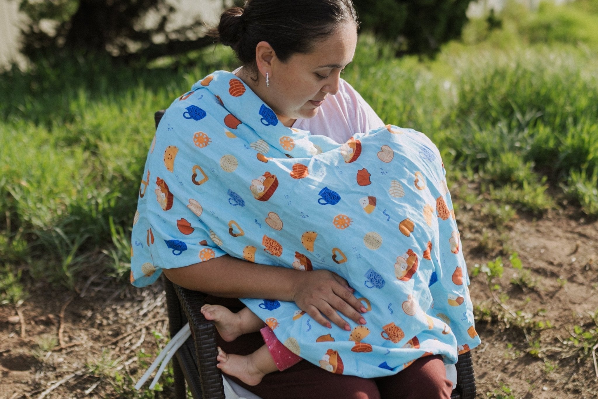 Pan Dulce Muslin Swaddle La Vie Bien Pan Dulce Muslin Swaddle