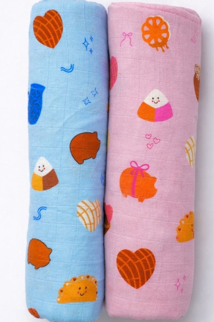 Pan Dulce Muslin Swaddle La Vie Bien Pan Dulce Muslin Swaddle