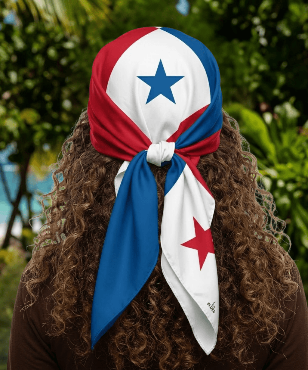 Panama Flag Bandana All-Over Print Bandana La Vie Bien Panama Flag Bandana