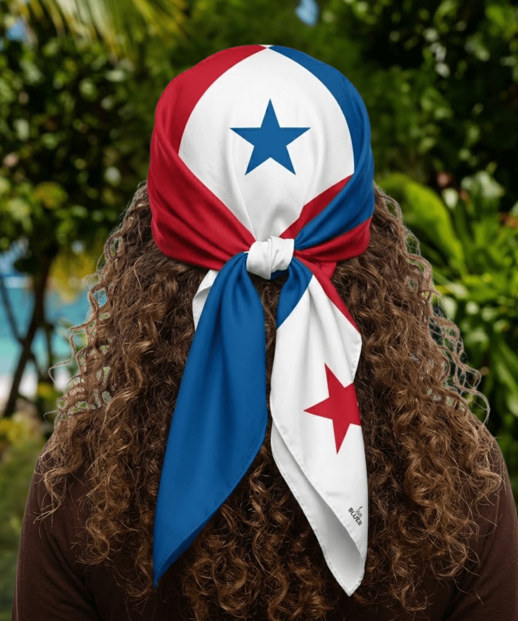 Panama Flag Bandana All-Over Print Bandana La Vie Bien Panama Flag Bandana