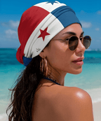 Panama Flag Bandana All-Over Print Bandana La Vie Bien Panama Flag Bandana