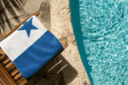 Panama Flag Beach Towel Beach Towel (Generic Brand) La Vie Bien Panama Flag Beach Towel