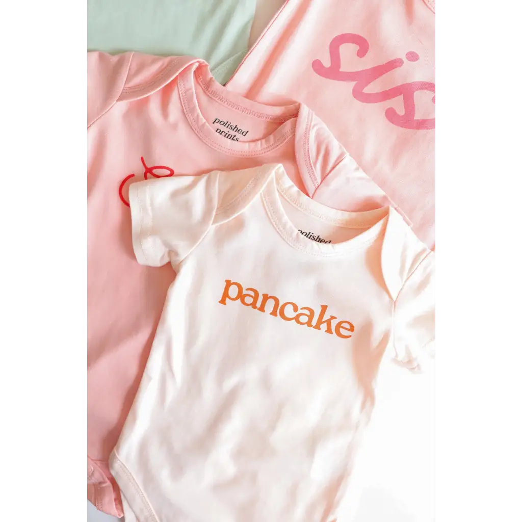 Pancake Organic Cotton Baby Bodysuit